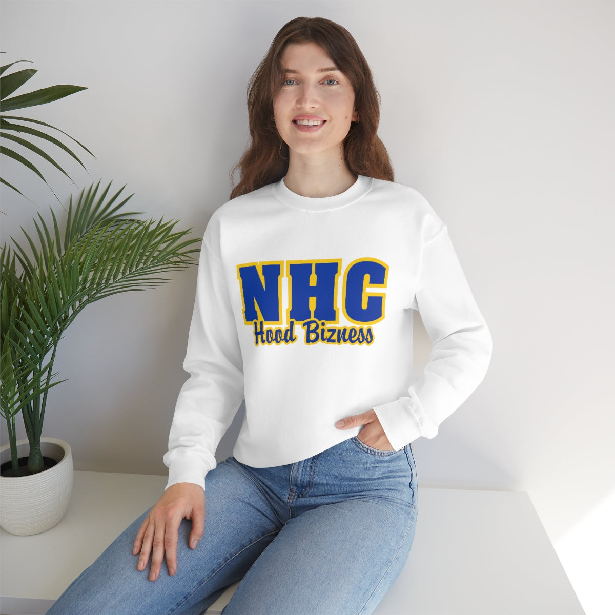 NHC Hood Bizness Heavy Blend™ Crewneck Sweatshirt