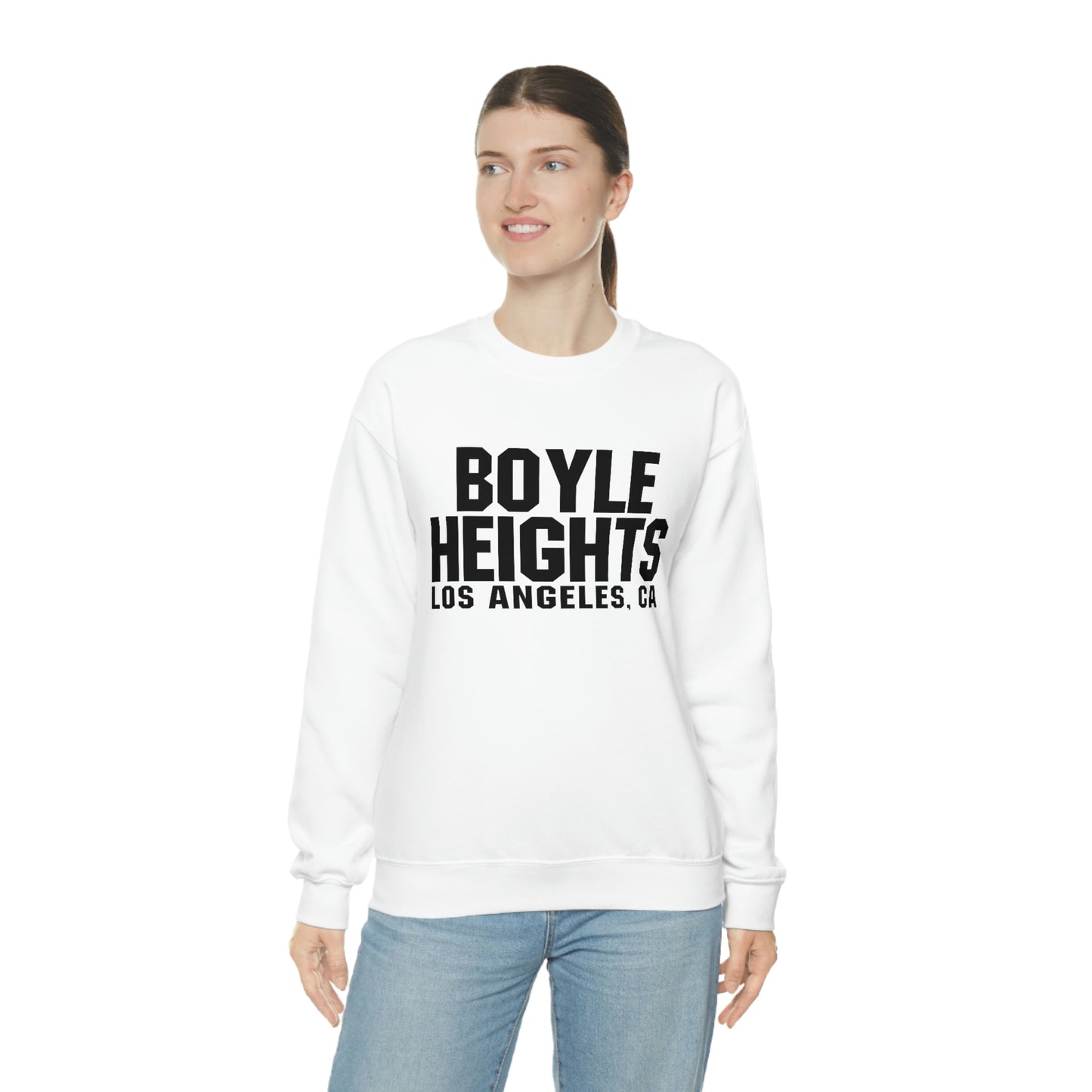 Boyle Heights Sweatshirt East Los East LA Unisex Heavy Blend Crewneck Sweatshirt