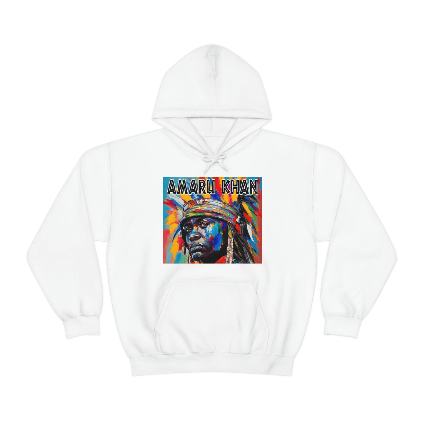 Amaru Khan Indigenous 1st Nation Niijii Heavy Blend Hooded Sweatshirt