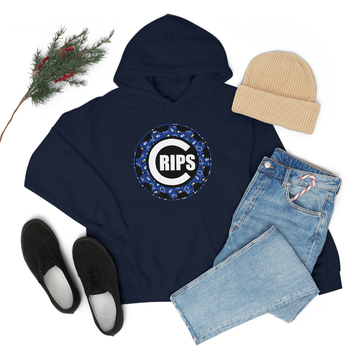 Crips Hoodie Blue Bandana Heavy Blend Hooded Sweatshirt