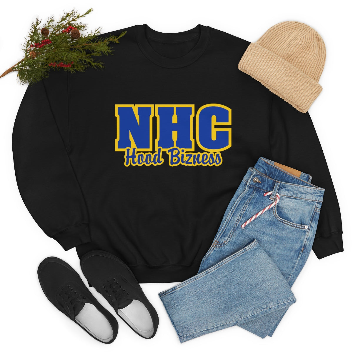 NHC Hood Bizness Heavy Blend™ Crewneck Sweatshirt