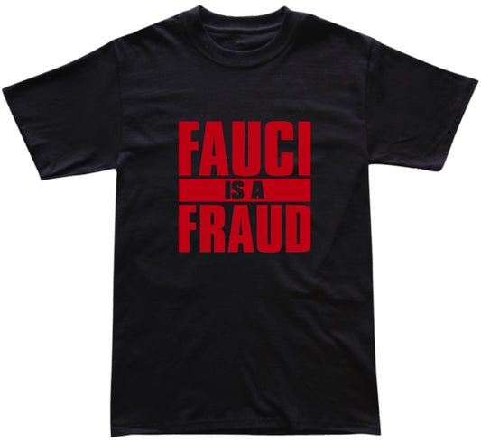 Fauci Is A Fraud Red Graphic