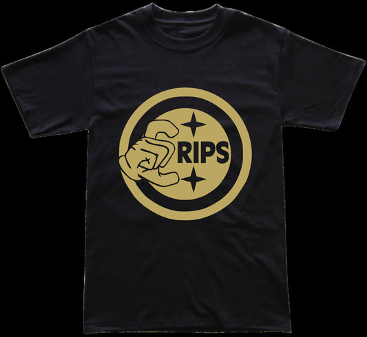 Crip Logo Hand Sign (Gold) T Shirt Handmade Custom New!!