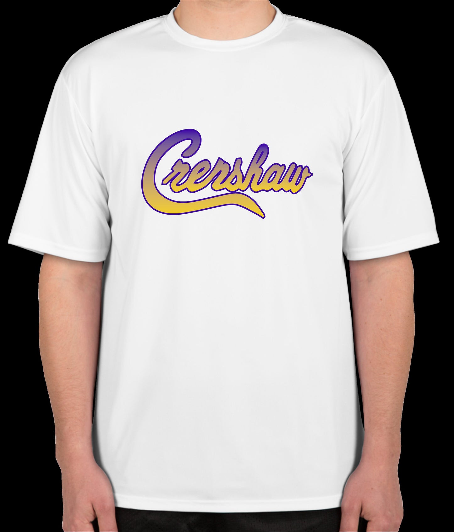 Limited Crenshaw Purple and Yellow Gradient Graphic