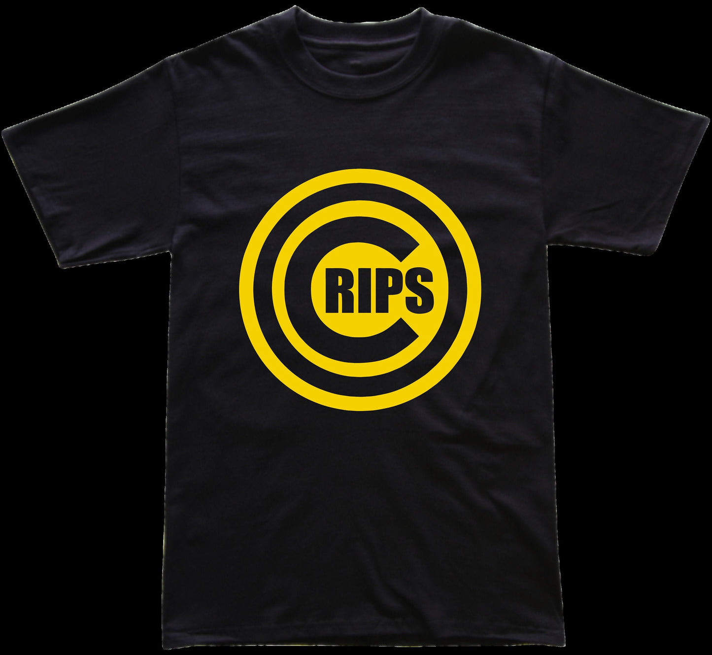 Crip Logo (Yellow) T Shirt Handmade Custom New!!