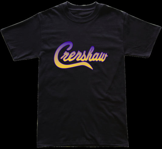 Limited Crenshaw Purple and Yellow Gradient Graphic