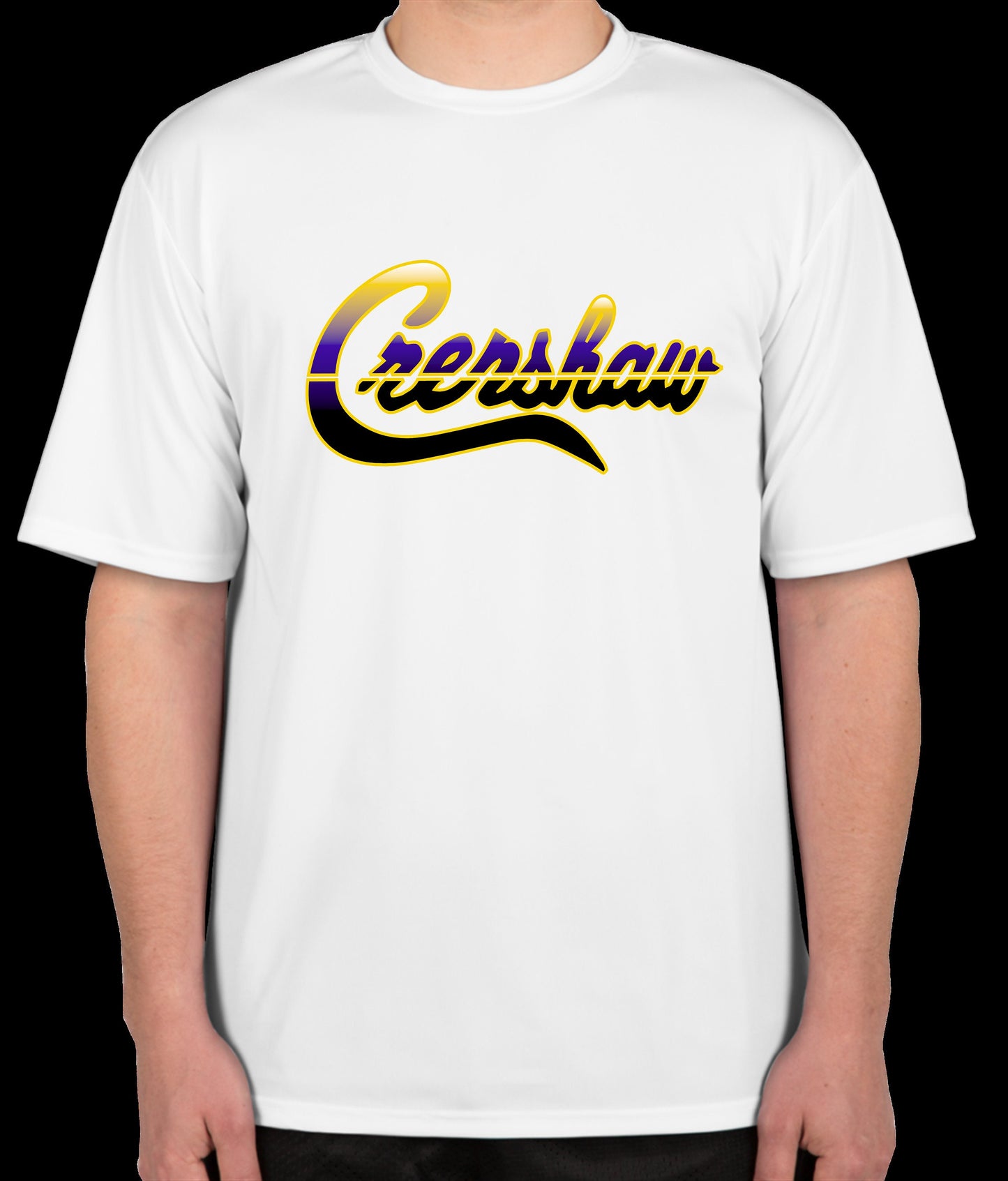 Limited crenshaw yellow, purple and black split gradient custom!!!