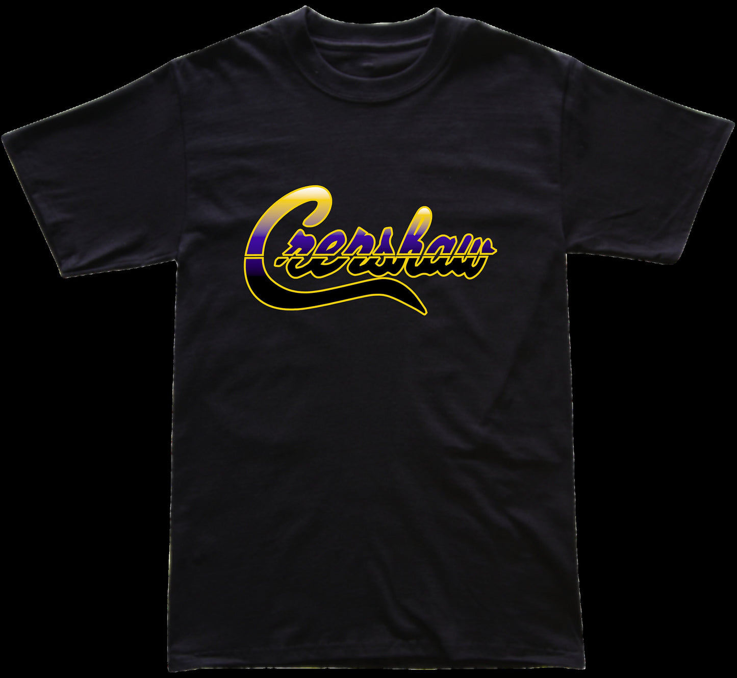 Limited crenshaw yellow, purple and black split gradient custom!!!