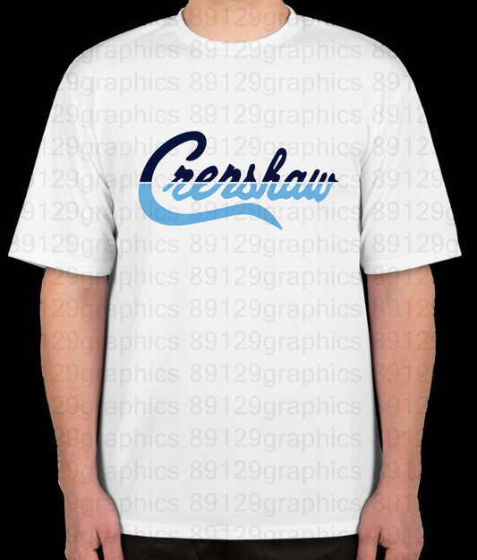 Limited crenshaw navy and carolina blue split graphic