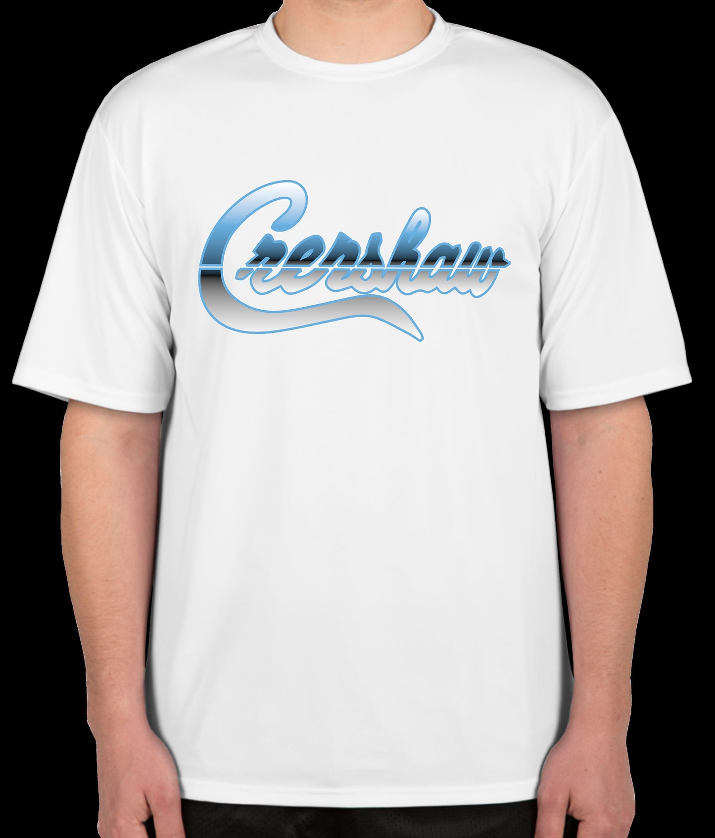 Limited crenshaw light blue gray gradient custom!!!