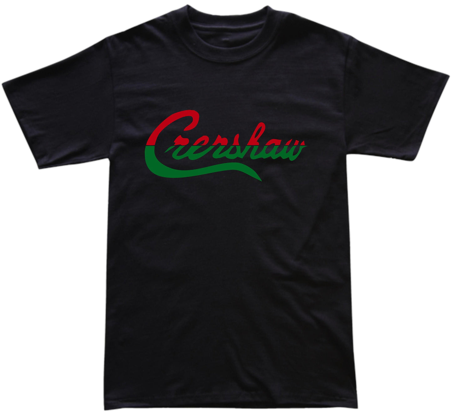 Limited Crenshaw Red and Green Split Graphic T Shirt