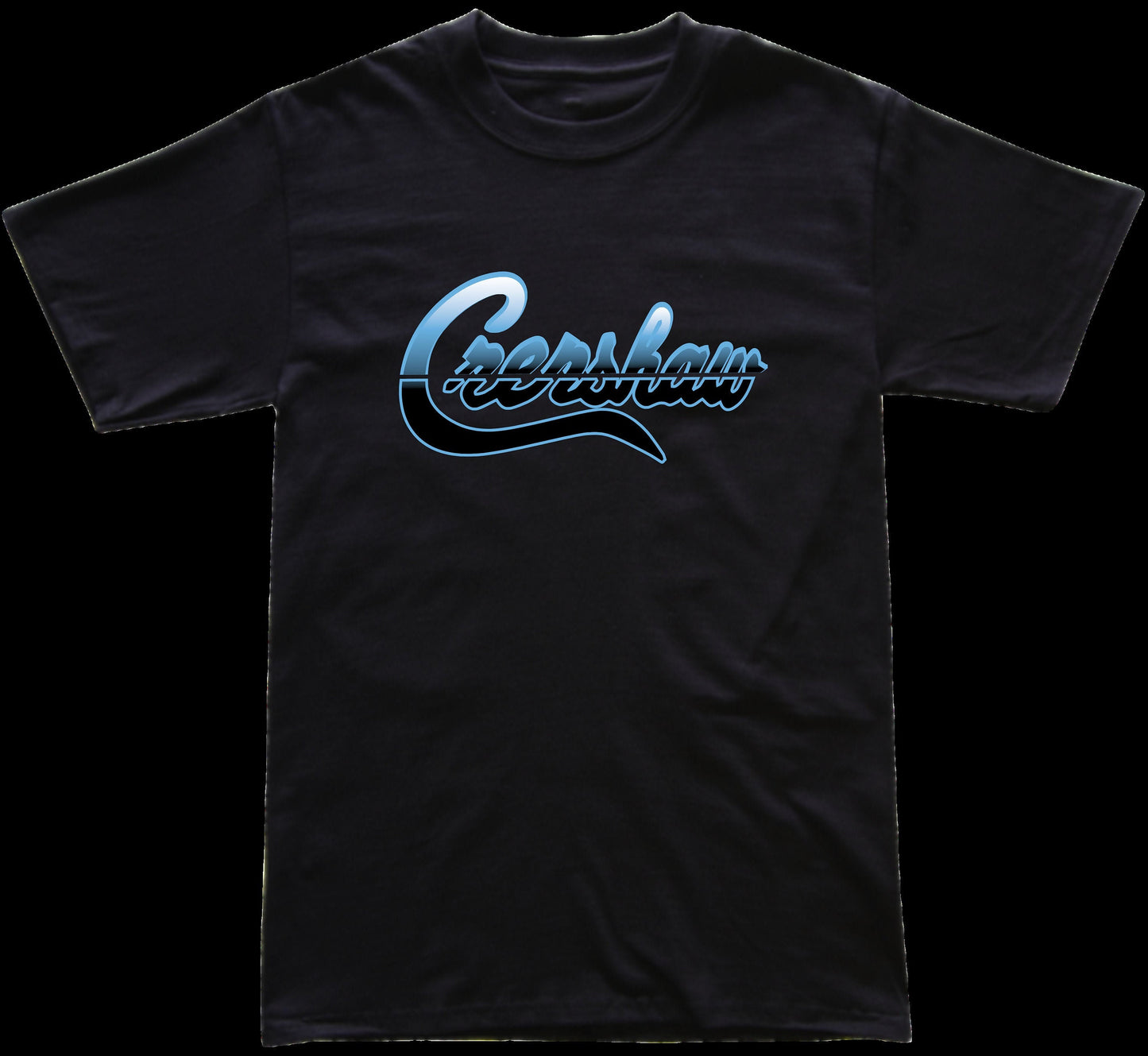 Limited crenshaw light blue black gradient custom!!!