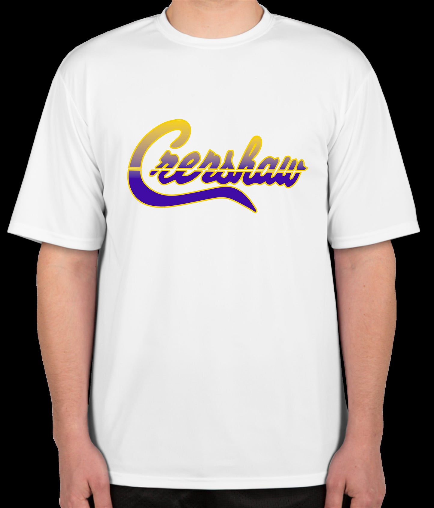 Limited crenshaw yellow purple split gradient custom!!!