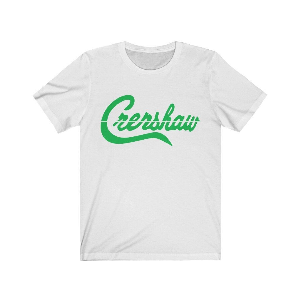 Custom Limited Crenshaw Neon Green Split Graphic Short Sleeve Tee