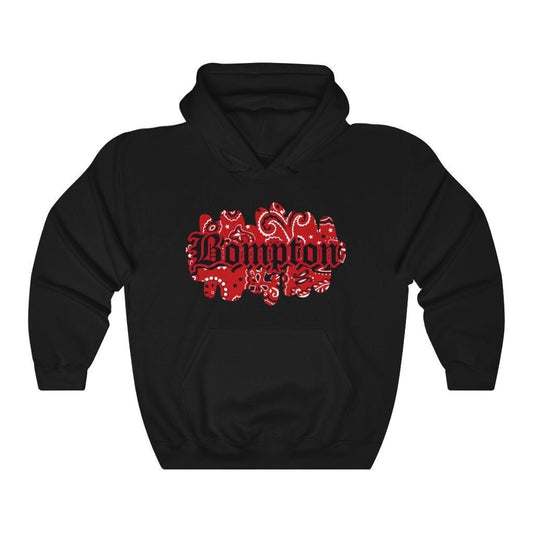 Bompton red bandana heavy blend hooded sweatshirt