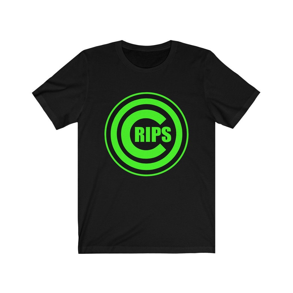 Crips Logo Neon Green Short Sleeve Tee