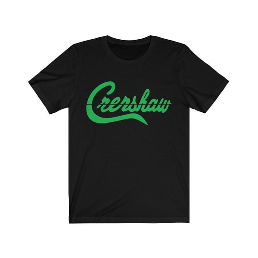 Custom Limited Crenshaw Neon Green Split Graphic Short Sleeve Tee