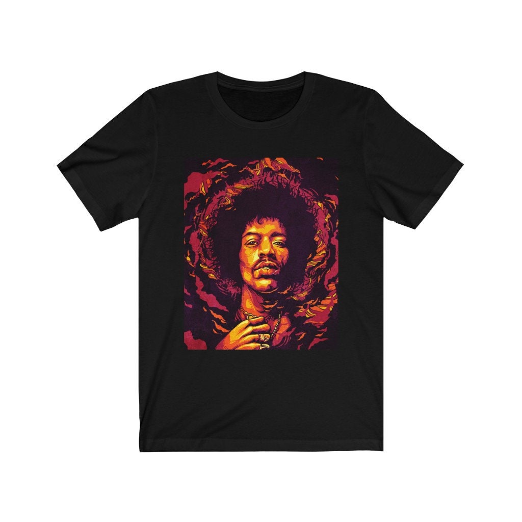 Jimi Hendrix Psychedelic Short Sleeve Tee