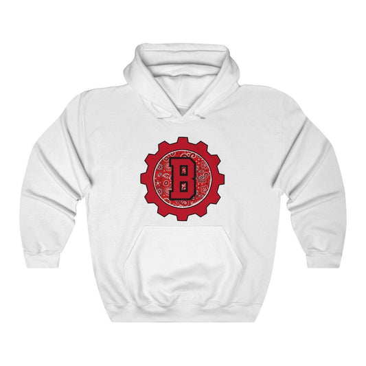 Damu Red Bandana B Heavy Blend Hooded Sweatshirt