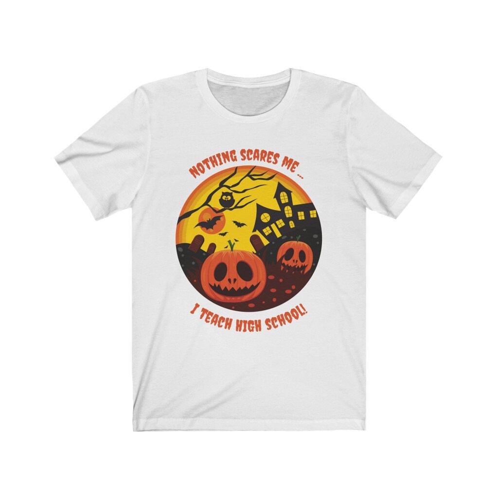 Funny Teacher Halloween Short Sleeve Tee