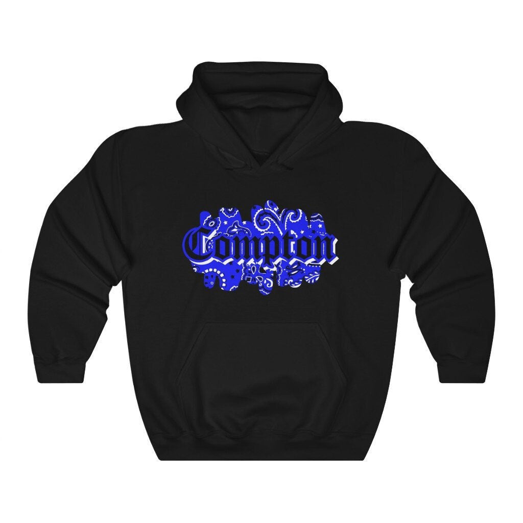 Compton blue bandana heavy blend hooded sweatshirt