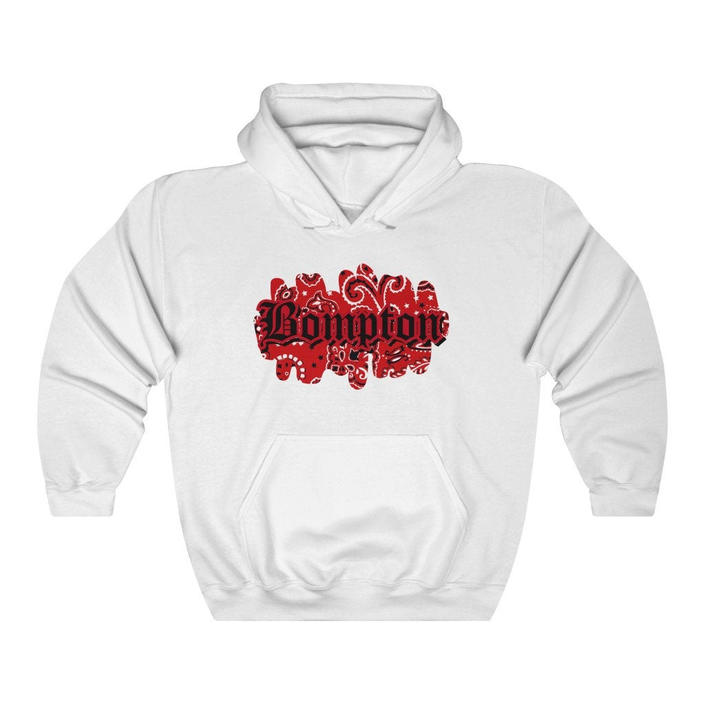 Bompton Red Bandana Heavy Blend Hooded Sweatshirt