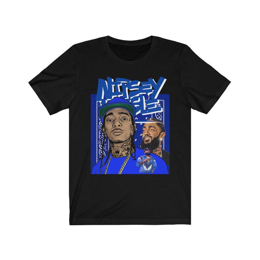 Nipsey Hussle Bandana Collage Short Sleeve Tee