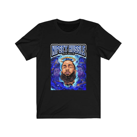 Nipsey Hussle Rich Rollin Short Sleeve Tee