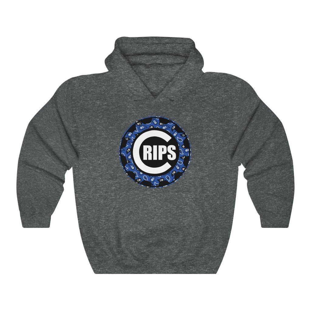 Crips Blue Bandana Heavy Blend Hooded Sweatshirt