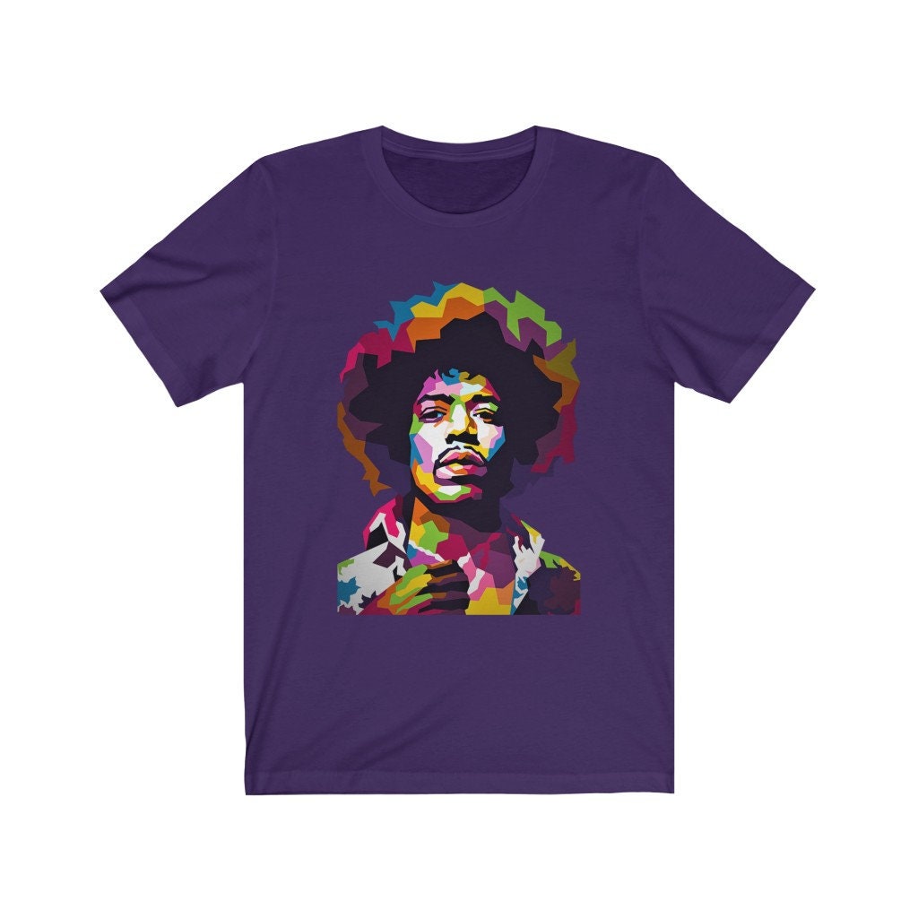 Jimi Hendrix Watercolor Short Sleeve Tee