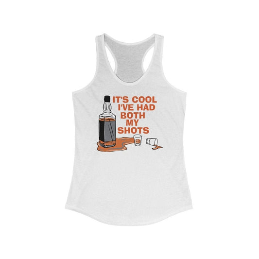 It's cool, i've had both my shots women's ideal racerback tank