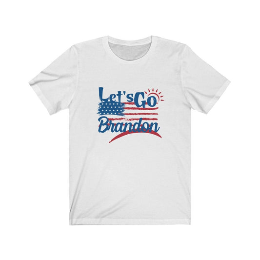 Let's Go Brandon American Flag Short Sleeve Tee