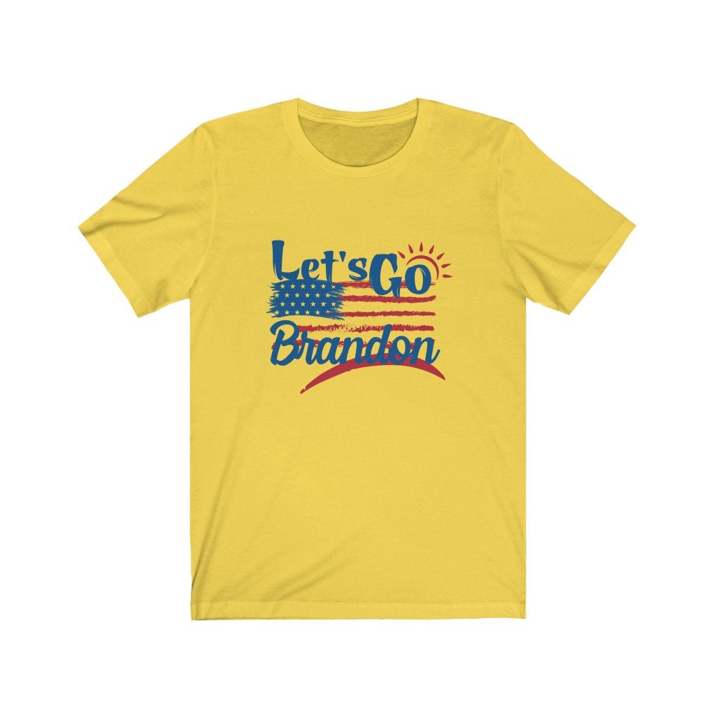 Let's Go Brandon American Flag Short Sleeve Tee