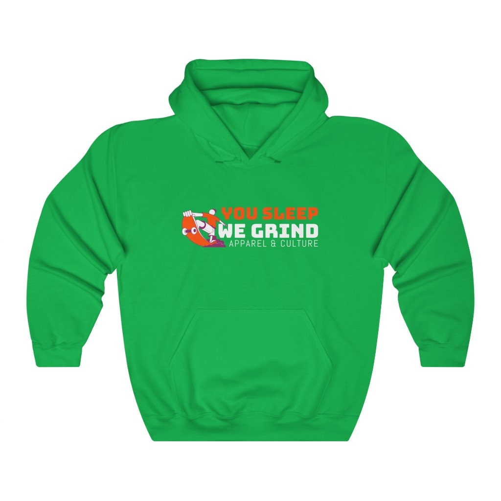 You Sleep, We Grind Heavy Blend Hooded Sweatshirt