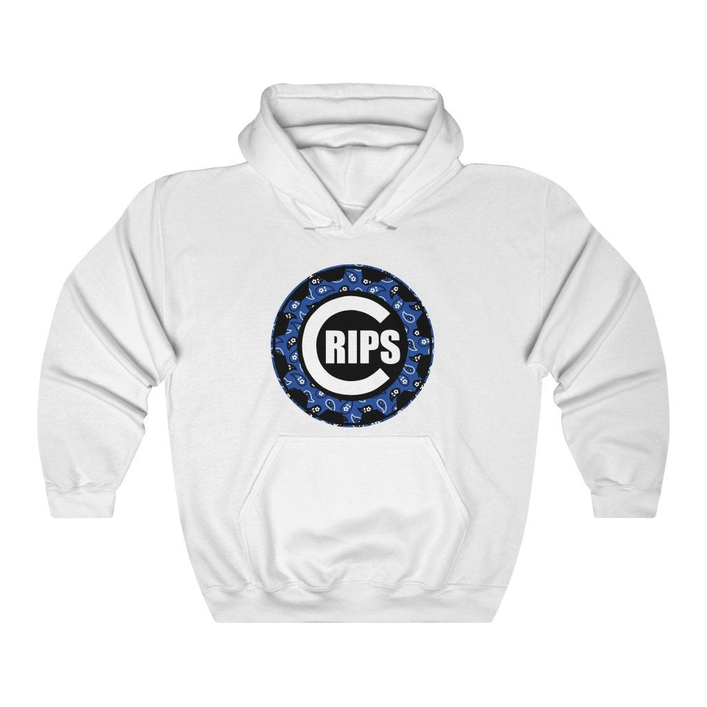 Crips Blue Bandana Heavy Blend Hooded Sweatshirt