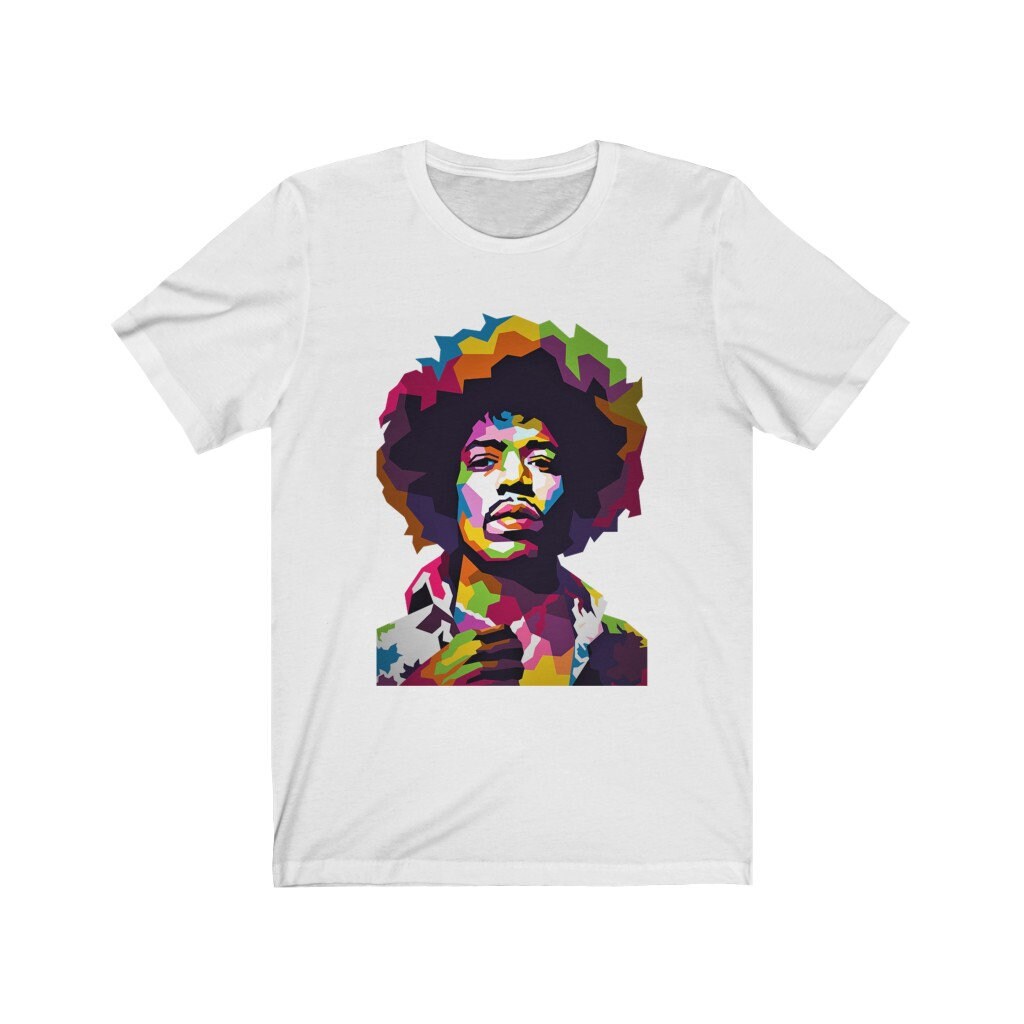 Jimi Hendrix Watercolor Short Sleeve Tee