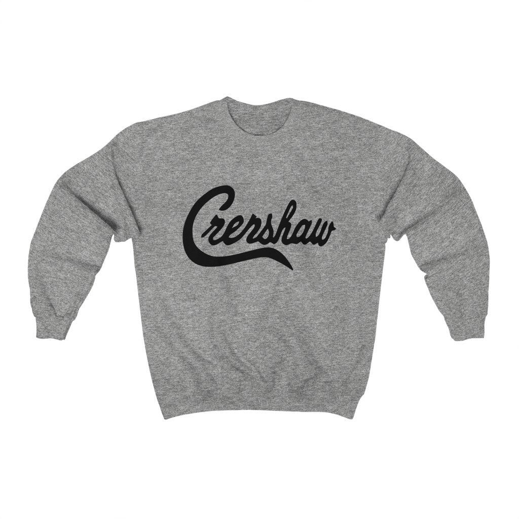 Crenshaw Black Graphic Heavy Blend Crewneck Sweatshirt