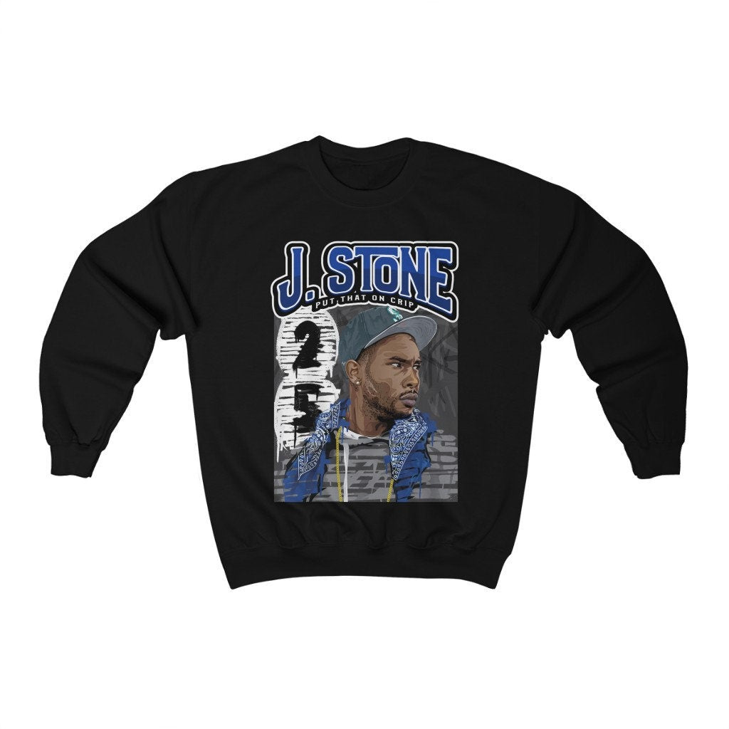 J. Stone I Put That On Crip Heavy Blend Crewneck Sweatshirt