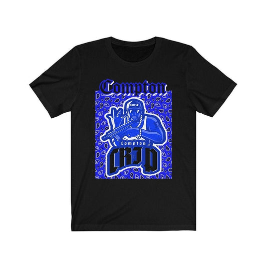 Compton crip bandana short sleeve tee