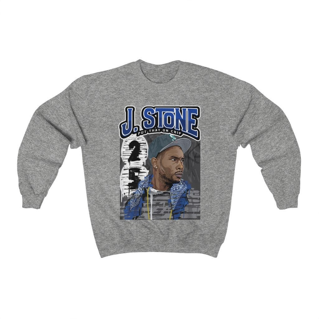 J. Stone I Put That On Crip Heavy Blend Crewneck Sweatshirt